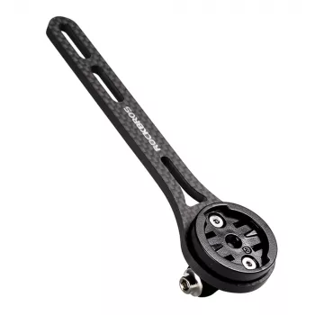 ROCKBROS FK-307W Uchwyt na licznik rowerowy z włókna węglowego, czarny