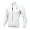 ROCKBROS TLWT001 ROAD TO SKY Wiatroszczelna ocieplana bluza rowerowa L - Biała