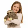 LEAN TOYS Realistyczna maskotka leniwiec z rzepami 34 cm