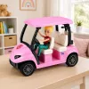 LEAN TOYS Meleks Zestaw Golfowy dla Lalek z Pieskiem Golfowym Akcesoria Świąteczne