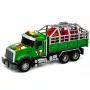 LEAN TOYS Transporter z klatką i figurką dinozaura T-Rex, światła i dźwięki, 1:12