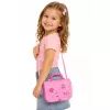 LEAN TOYS Przenośny zestaw kosmetyczny 2 w 1 z walizką, lusterkiem, kosmetykami i akcesoriami, różowy