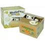 LEAN TOYS Mischief Saving Box Urocza Skarbonka Kotek - Biały Kot z Brązowym Pudełkiem