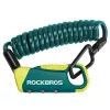 Rockbros RBK6N Zamek linkowy z szyfrem - Turkusowy, 1200mm