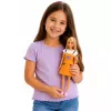 LEAN TOYS Anlily Lalka Kasjerka Sprzedawczyni Kasa Sklepowa Zestaw z Artykułami Spożywczymi