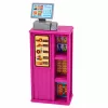 LEAN TOYS Anlily Lalka Kasjerka Sprzedawczyni Kasa Sklepowa Zestaw z Artykułami Spożywczymi