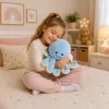 LEAN TOYS Pluszowa Ośmiornica Przytulanka z Elastycznymi Mackami Niebieska 50 cm