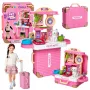 LEAN TOYS Walizka weterynarza Zestaw do opieki nad kotkiem Białe akcesoria