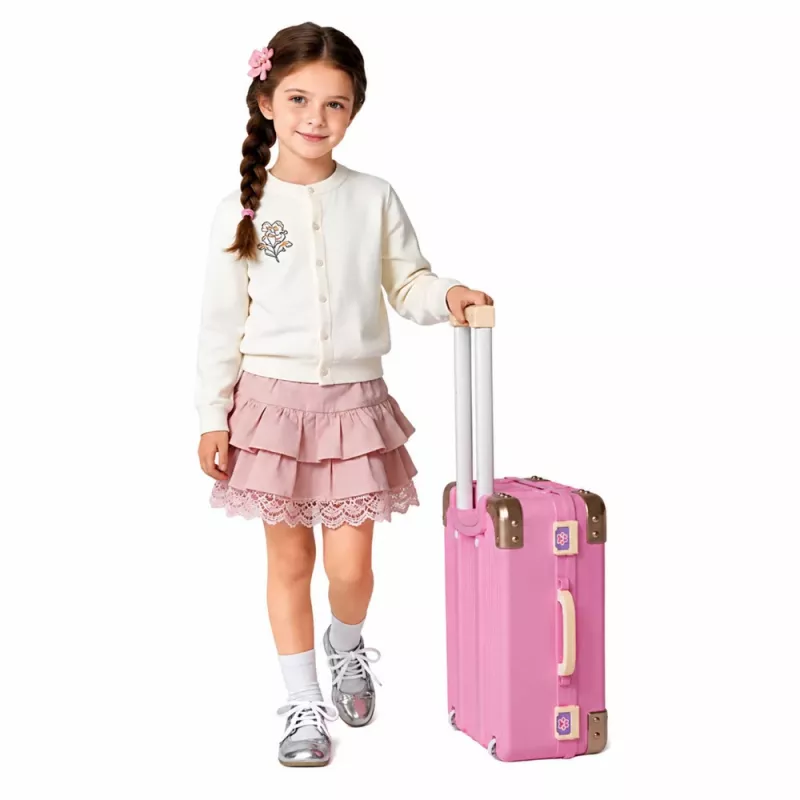 LEAN TOYS Walizka weterynarza Zestaw do opieki nad kotkiem Białe akcesoria