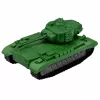 LEAN TOYS Zestaw militarny Żołnierze Czołg Pojazd Broń 13 szt.