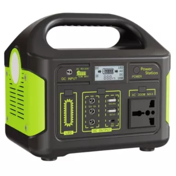 DNA POWER B300 Przenośna stacja zasilania 300W 300Wh z gniazdkiem AC, USB-C PD 60W, wyświetlaczem LCD