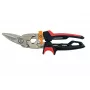 Fiskars PowerGear X Nożyce lotnicze leworęczne do blachy, 20 mm wydajność cięcia, ostrza powlekane PTFE, uchwyty FiberComp