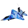 LEAN TOYS 16645 Samochód zdalnie sterowany F-16 Fighting Falcon z efektami dźwiękowymi i świetlnymi, 2.4 GHz, szary