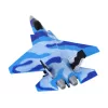 LEAN TOYS 16645 Samochód zdalnie sterowany F-16 Fighting Falcon z efektami dźwiękowymi i świetlnymi, 2.4 GHz, szary