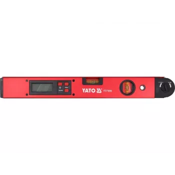 YATO Elektroniczny Cyfrowy Kątomierz 400 mm z Wyświetlaczem LCD i Funkcją Hold