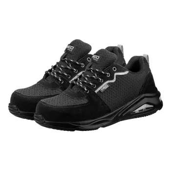 NEO TOOLS Buty ochronne S1 SR Neo Air, stalowy podnosek, odblaskowe, czarno-szare