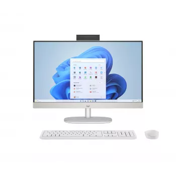 HP All-in-One 24 - Intel Core Ultra 5 125U | 23,8 cala Full HD IPS | 16GB DDR5 | 512GB SSD | Windows 11 Home | Biały