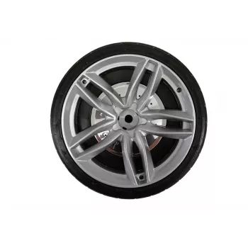LEAN CARS Audi Q7 12V Samochodzik elektryczny dla dzieci, 1-osobowy z pilotem rodzica, koła EVA, światła LED, MP3, biały