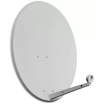 CORAB AS-80-PRO Antena satelitarna offsetowa 80 cm, stal ocynkowana, jasnoszara