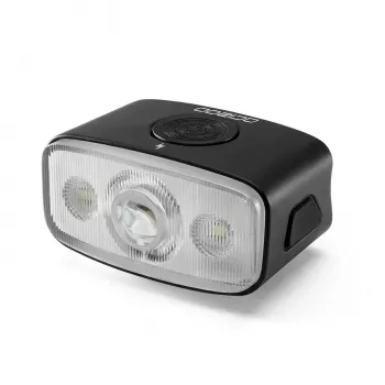 ROCKBROS QC1200 USB-C ładowalne światło rowerowe 1200 lumenów czarne