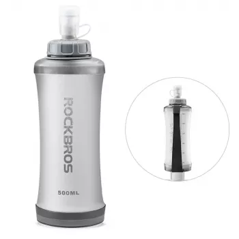 ROCKBROS Soft Flask 500 ml Bieganie Butelka Nawadniająca - Biały