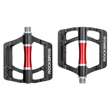 ROCKBROS 2020-12CBK Aluminiowe platformowe pedały rowerowe - czarny