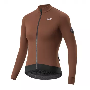 Rockbros YDWT006 TVI Damska ocieplana kurtka rowerowa Jesień/Zima M - Brązowa