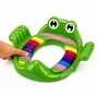 LEAN TOYS Nakładka na sedes dla dzieci, miękka siedzisko z uchwytami, zielona
