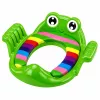 LEAN TOYS Nakładka na sedes dla dzieci, miękka siedzisko z uchwytami, zielona