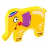 LEAN TOYS Gra zręcznościowa Balansujący Słoń Zbuduj Wieżę z Klocków Słoń 61 elementów