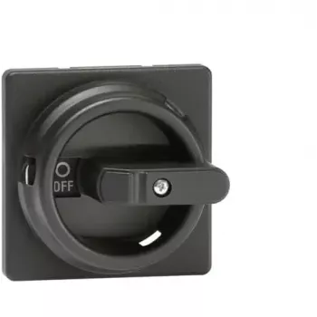 ABB OZ331SPB Okrągła dźwignia obrotowa, czarna, wałek 6 mm, IP65, do rozłączników bezpiecznikowych OT16-1250