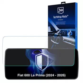 3MK PROTECTION Fiat 600 La Prima (2024-2026) TechWrap Matowa Osłona Ekranu Centralnego