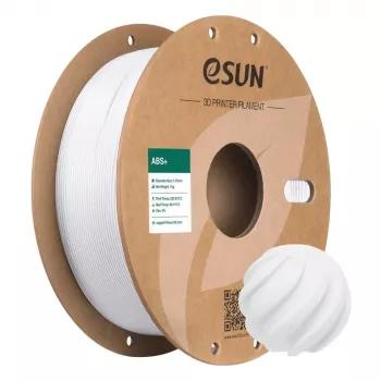 ESUN ABS+ Włókno do drukarek 3D 1.75mm Zimna Biel 1kg Szpula