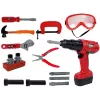 LEAN TOYS DIY Warsztat Zestaw Narzędzi Wiertarka Młotek 35 Elementów Zabawka Edukacyjna