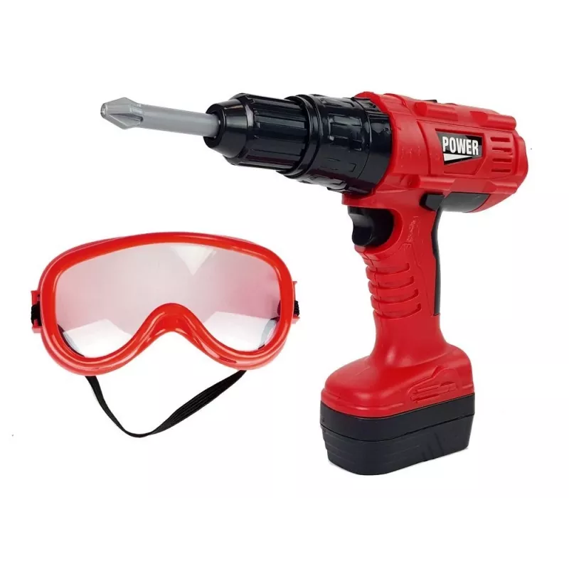 LEAN TOYS DIY Warsztat Zestaw Narzędzi Wiertarka Młotek 35 Elementów Zabawka Edukacyjna