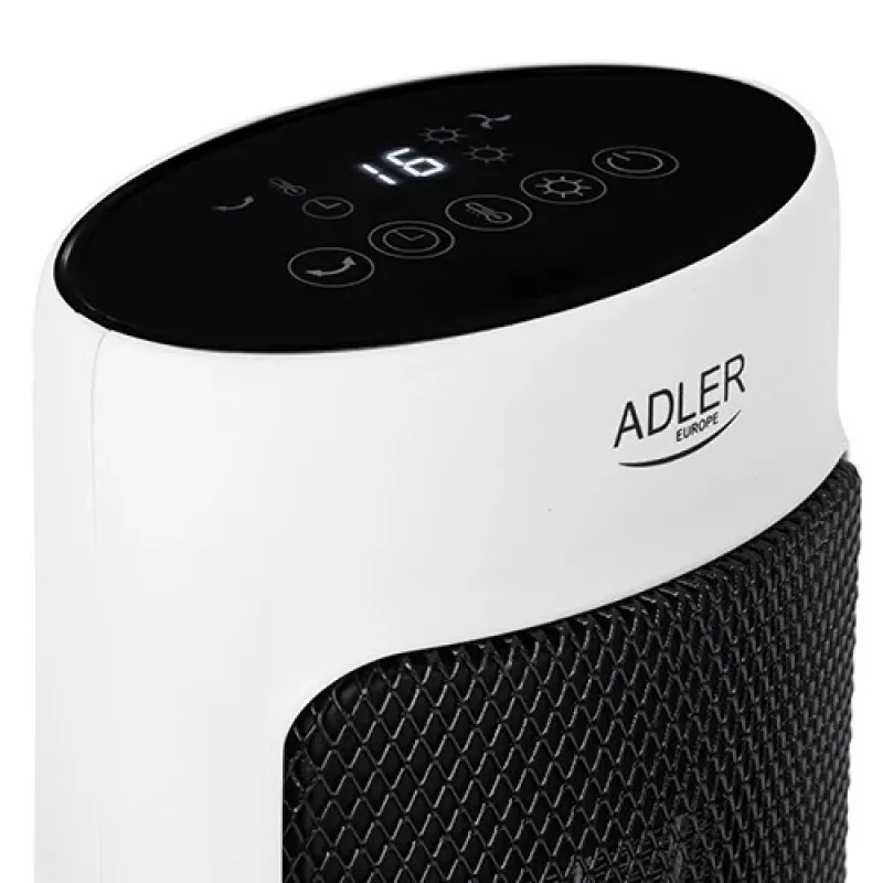 Adler AD 7738 Ceramiczny nagrzewnica wentylatorowa 2000W z pilotem, biały