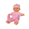 LEAN TOYS Sweet Baby Lalka Różowa Butelka Dźwięki Interaktywna 30cm Lalka z Butelką do Karmienia