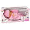 LEAN TOYS Sweet Baby Lalka Różowa Butelka Dźwięki Interaktywna 30cm Lalka z Butelką do Karmienia