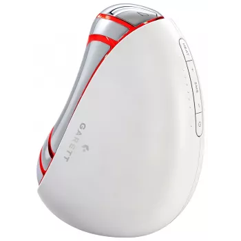 Garett Beauty Glow Stone Biały – Elektroniczny masażer do twarzy z funkcją ciepła i wibracji