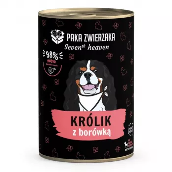 Paka Zwierzaka Seventh Heaven Kompletna sucha karma dla dorosłych królików z królikiem i borówką, 400 g