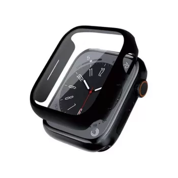 Crong Hybrydowa obudowa do zegarka Apple Watch 44mm (czarna)