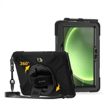 Crong Defender Plus Wytrzymała obudowa do Samsung Galaxy Tab Active5 Pro 10,1 cala – Czarna