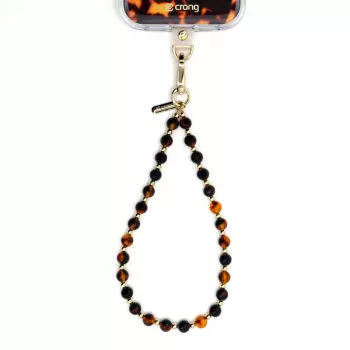 Crong Phone Charm Lanyard - Pasek do telefonu z wzorem szylkretowym
