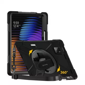 Crong Defender Plus Wytrzymała Etui na Xiaomi Pad 8 / 8 Pro / Pad 7 / 7 Pro 11,2 cala – Czarny