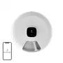 Petoneer NutriSpin Inteligentny dozownik karmy Wi-Fi dla kotów i psów, 2,9 l, sterowanie aplikacją, nagrywanie głosu, miska ze stali nierdzewnej