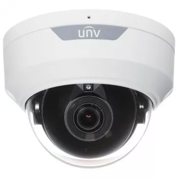 UNIVIEW IPC328LE-ADF28K-H 8MP zewnętrzna kopułkowa kamera IP, stałoogniskowy obiektyw 2,8 mm, IR 30 m, PoE, IK10 odporna na wandalizm, biała