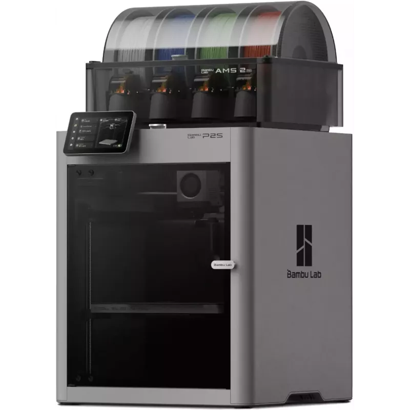 BambuLab P2S Combo Drukarka 3D z AMS, 500 mm/s, CoreXY, zamknięta, wielokolorowa