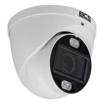 BCS BCS-EA45VSR8L6 5MP HD Analogowa Kamera Bullet z Motoryzowanym Obiektywem Varifocal, 80m Smart IR, 120dB True WDR, IP67