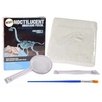 LEAN TOYS Zestaw Archeologiczny Wykopaliska Szkielet Dinozaura 3D Brachiozaur Hologram