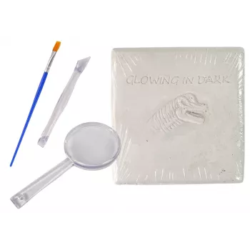 LEAN TOYS Zestaw Archeologiczny Wykopaliska Szkielet Dinozaura 3D Brachiozaur Hologram